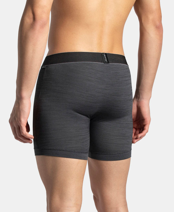 Microfiber Mesh Elastane Stretch Performance Boxer Brief with StayDry Technology